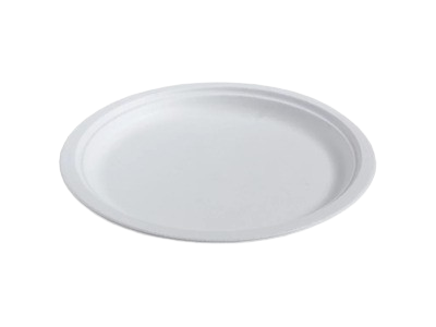 Ekologiczny talerz obiadowy z trzciny cukrowej Natura 23 cm do dań z grilla .png