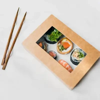 Papierowe ekologiczne pojemniki na sushi producent.webp