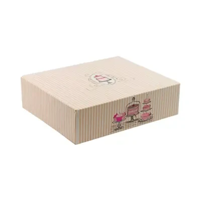 Pudełko kartonowe do ciast/tortów 250x210x70mm PASKI.webp