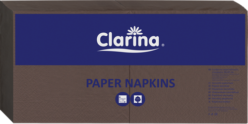 Serwetki składane 33 x 33 cm 2-warstwowe brazowe.png