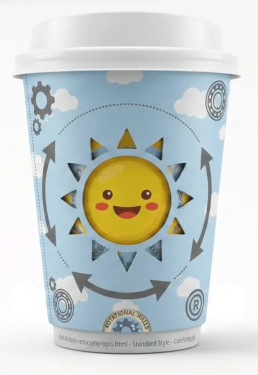 Kubek rotacyjny papierowy dwuwarstwowy z nadrukiem 250ml.webp