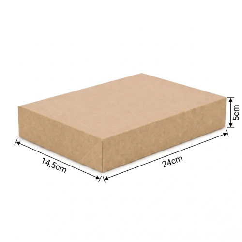 Pudełko nas ushi bez okienka 145x24x5cm kraft z wymiaramii.webp