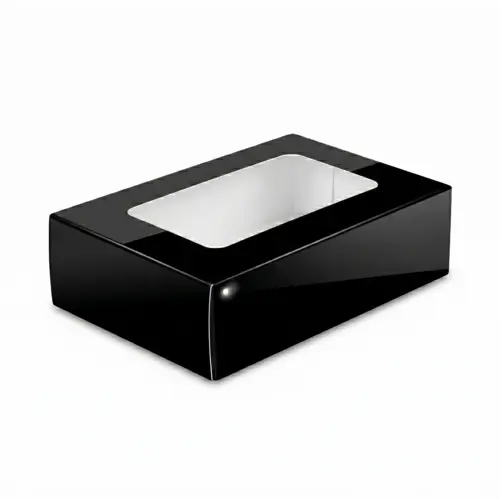 Pudełko na sushi z okienkiem 19x13x5cm czarne.webp