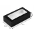 Pudełko na sushi z okienkiem 22x10x5cm czarne z wymiarami.webp