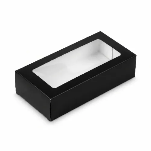 Pudełko na sushi z okienkiem 22x10x5cm czarne.webp