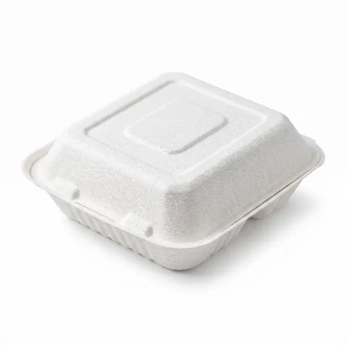Menubox z trzciny cukrowej 1-komorowy 23x23x7,5cm biały.webp