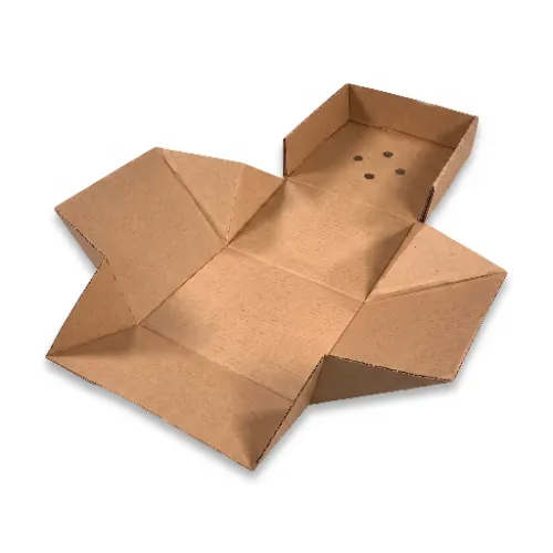 Burger box papierowy 13,2x13,2x10,1cm 340g kraft rozkładany.webp