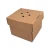 Burger box papierowy 13,2x13,2x10,1cm 340g kraft rozkładany.webp