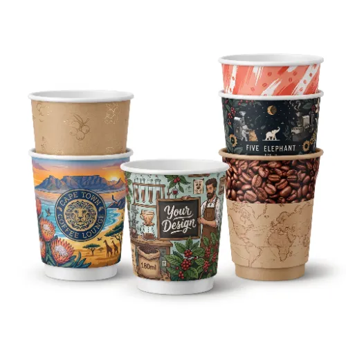 Kubek papierowy jednowarstwowy - 180ml FullPrint.webp