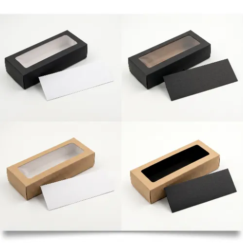 Pudełko papierowe na sushi z okienkiem z NADRUKIEM 22x9x5cm.webp