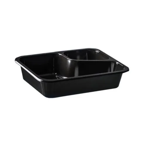 Pojemnik do zgrzewu 2-kom. 900+200ml 178x227x50mm czarny.webp
