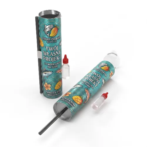 Tuba na rolkę sushi z indywidualnym nadrukiem - smak oceanowy.webp