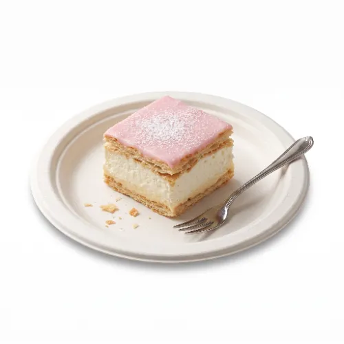 Talerz z trzciny cukrowej z kremówką.webp