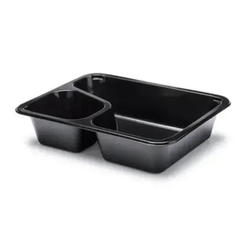 Pojemnik do zgrzewu 2-kom. 227x178x40mm 900+200ml COLT czarny.webp