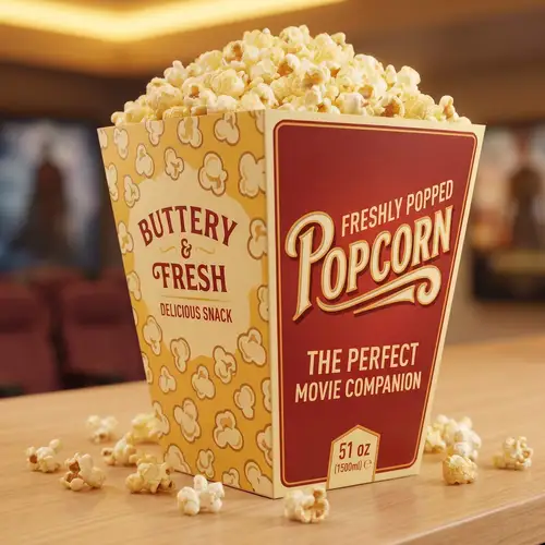 Opakowanie kartonik na popcorn z nadrukiem 1500ml.webp