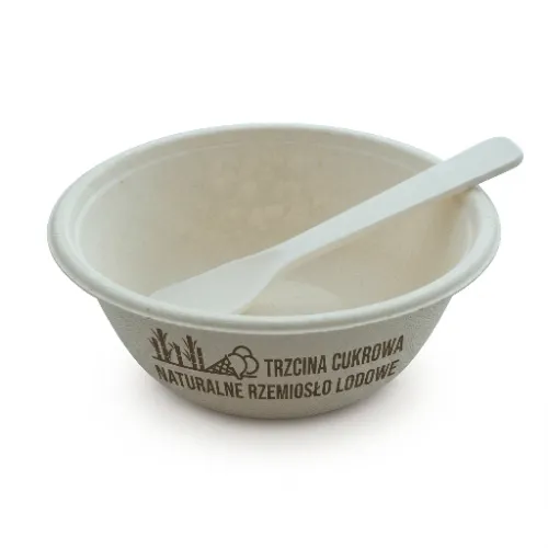 Miska z trzciny cukrowej 130ml na lody z NADRUKIEM.webp
