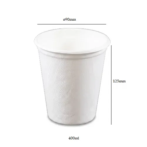 Kubek z trzciny cukrowej 400ml ø90mm z wymiarami.webp