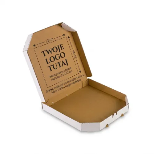 Karton na pizzę 31x31x4cm biało-szary.webp