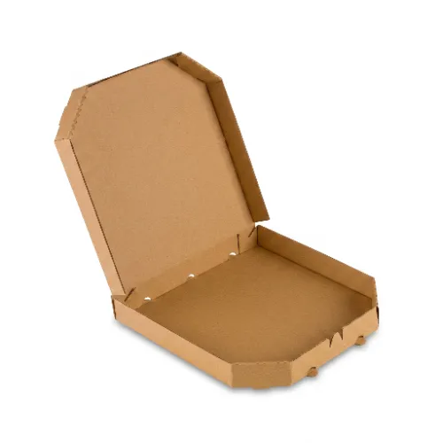 Karton na pizzę 24x24x4cm boki ścięte szaro-szary.webp