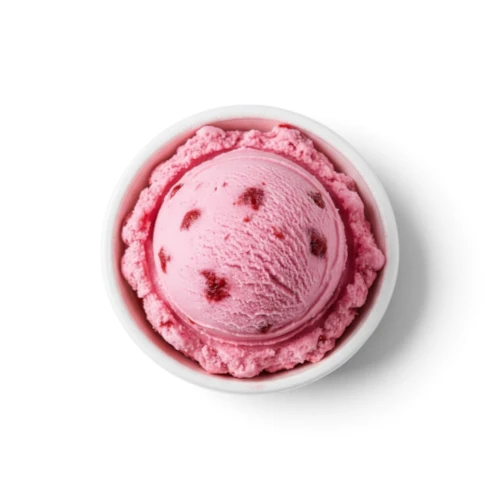Kubek z trzciny cukrowej 110ml na lody widok z góry.webp