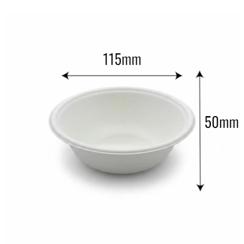 Miska z trzciny cukrowej 250ml z wymiarami .webp