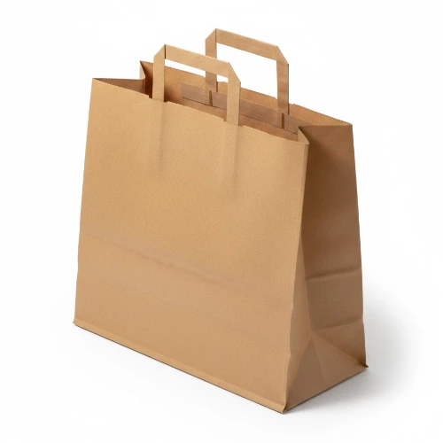 Torba papierowa 32x16x29,5cm ucho płaskie kraft .webp