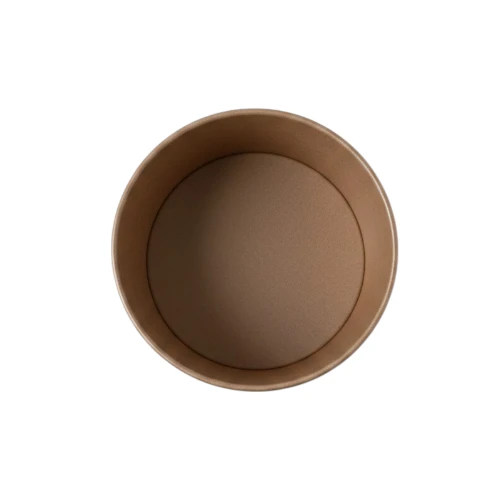 Miska papierowa 320ml ø120mm kraft widok z góry .webp
