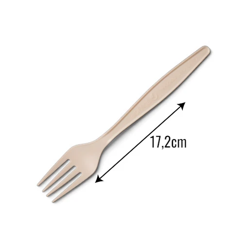 Widelec z pestek awokado 17,2cm z wymiarami .webp