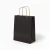 Torba papierowa MINI ECO 18x8x22,5cm czarna widok z boku.webp