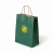 Torba papierowa MINI ECO 18x8x22,5cm ciemnozielona z złotym logo.webp