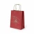Torba papierowa MINI ECO 18x8x22,5cm czerwona z srebrnym logo.webp
