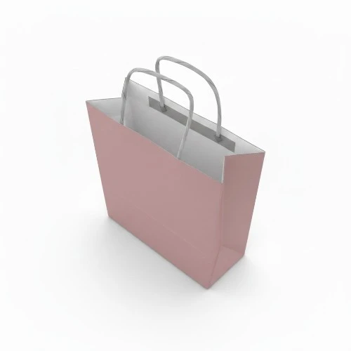 Torba papierowa 24x10x32cm różowa widok 3_4.webp
