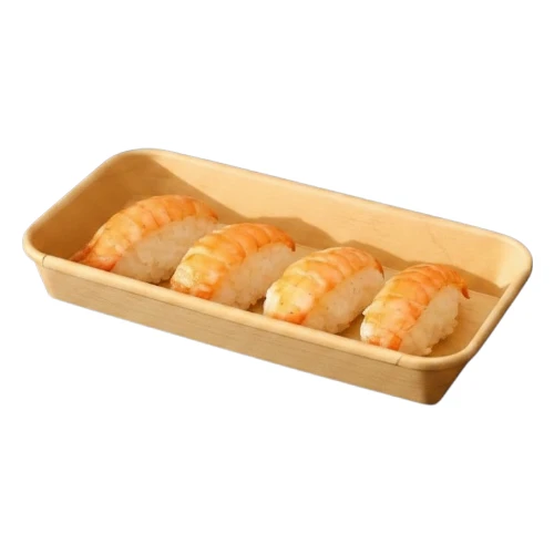 Pudełko papierowe premium kraft 220x135mm (HP07) do sushi i pralin z nigiri.webp
