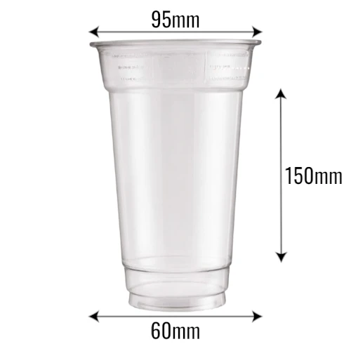 Kubek PET 500ml ø95mm z wymiarami .webp