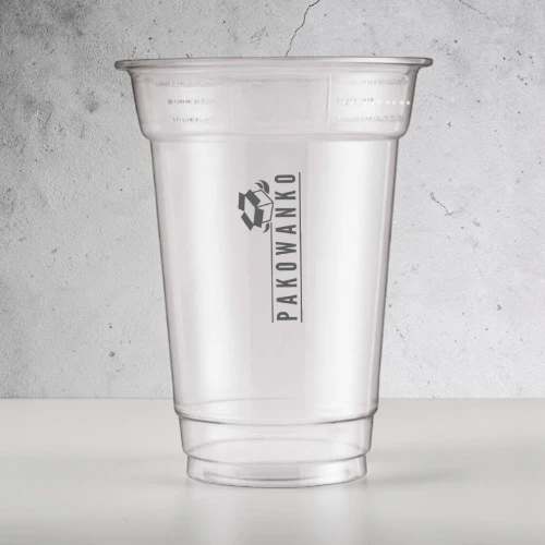 Kubek Pet 400ml z nadrukiem Pakowanko  pion.webp