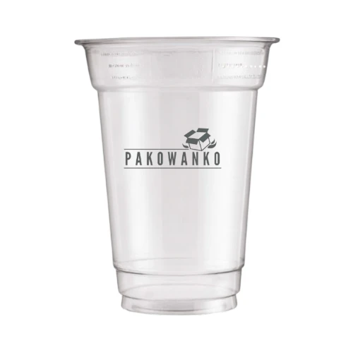 Kubek Pet 400ml z nadrukiem Pakowanko .webp