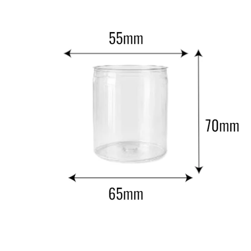 Puszka PET 190ml ø55mm STANDARD z wymiarami .webp