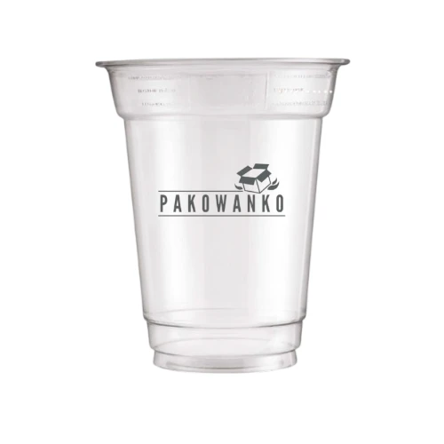 Kubek PET 300ml ø95mm z nadrukiem Pakowanko poziomo.webp