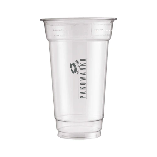 Kubek PET 500ml ø95mm z nadrukiem Pakowanko .webp