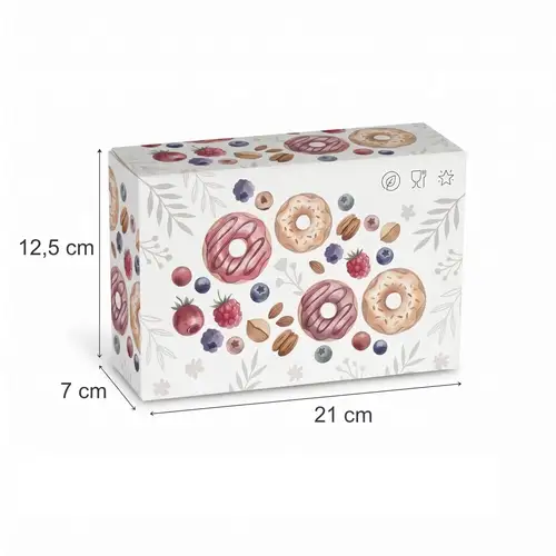Opakowanie cukiernicze 125x210x70mm z nadrukiem.webp