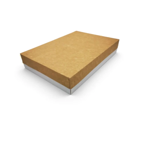 Sushi box 30x21cm biały dół kraft góra.webp