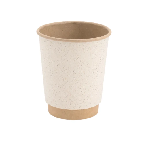 Kubek papierowy 250ml ø80mm 2-warstwowy bambus.webp