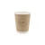 Kubek papierowy 300ml ø90mm 2-warstwowy kraft z logo .webp