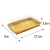 Pudełko papierowe premium 22,1x13,8x5,9cm kraft z pokrywką do sushi i pralin z wymiarami .webp