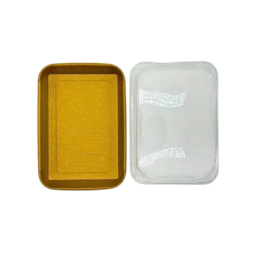 Pudełko papierowe premium 18,5x12,9x5,9cm kraft z pokrywką do sushi i pralin widok z góry.webp