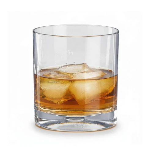 Szklanda do Whisky  - szkłopodobna PS 0,2l z sokiem jabłkowym .webp