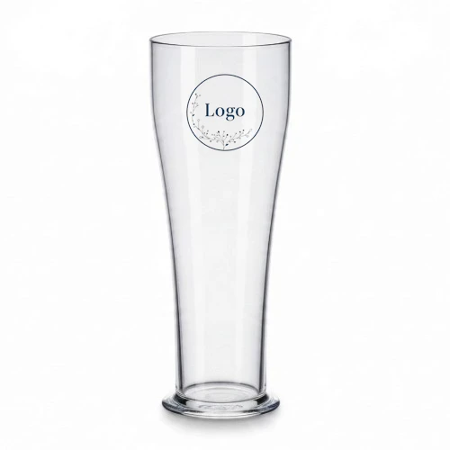 Plastikowa szklanka do piwa 0,5l SAN - szkłopodobna z logo .webp