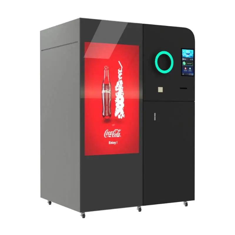 Nowoczesny butelkomat RVM w sklepie